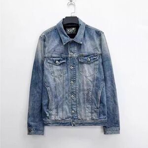 🚩steal authentic Diesel Light Blue Denim Jacket